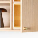 Möbelknopf Solo - 21mm - Poliertes Messing