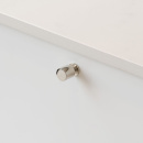 Möbelknopf Solo - 21mm - Vernickelt