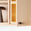 Möbelknopf Solo - 21mm - Brünierte Messing