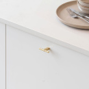 Möbelknopf T Petit - Poliertes Messing