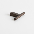 Möbelknopf T Petit - Brünierte Messing