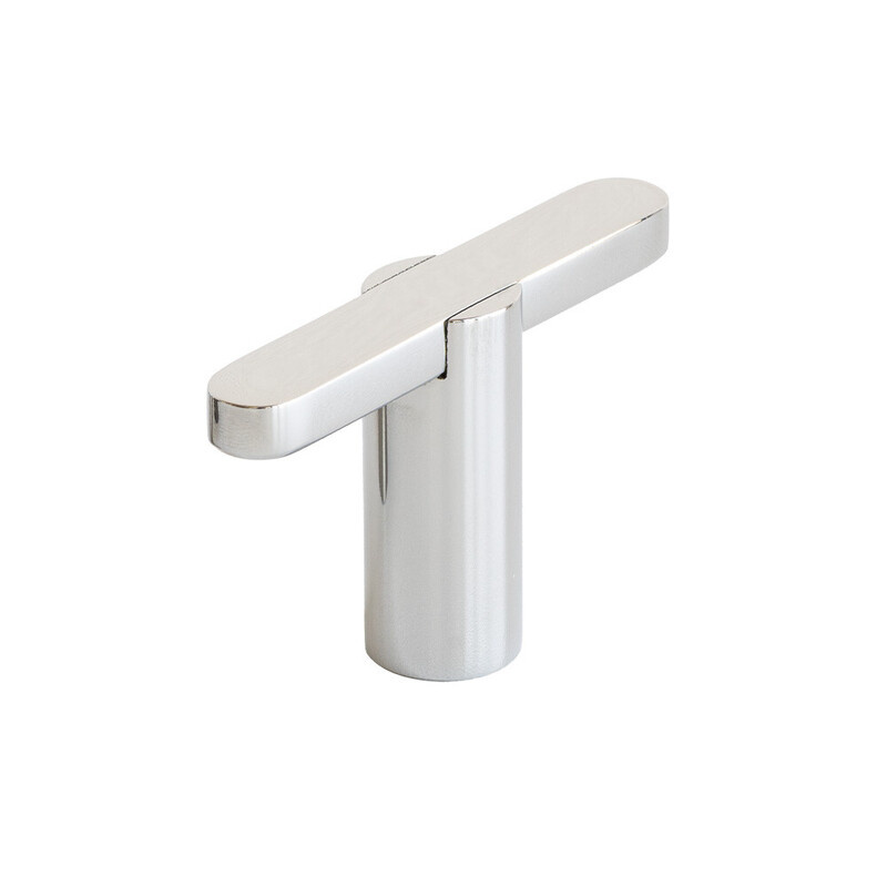 Möbelknopf T Flow - Chrom Poliertes