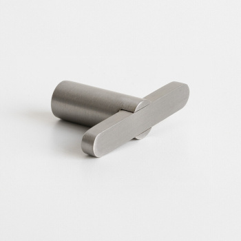 Möbelknopf T Flow - Gebürstetes Nickel