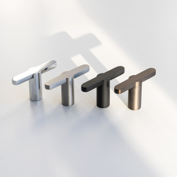 Möbelknopf T Flow - Gebürstetes Nickel