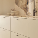 Möbelknopf T Flow - Brünierte Messing