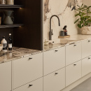 Möbelknopf T Flow - Brünierte Messing