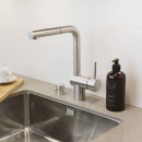 Köksblandare Venedig - Utdragbart Munstycke - Edelstahl