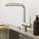 Köksblandare Venedig - Utdragbart Munstycke - Edelstahl