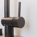 Küchenarmatur Venedig - mit Ausziehbrause - Silgranit Anthrazit