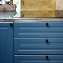 Möbelknopf Manor Round - Mattschwarz