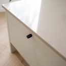 Möbelknopf Riff - Mattschwarz