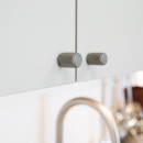 Möbelknopf Riff - Edelstahl-Optik