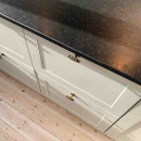 Griffknauf T Manor - Antik-Messing