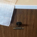 Griffknauf T Manor - Antik-Messing