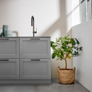 Möbelgriff Rattan - 160mm - Mattschwarz