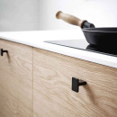 Möbelknopf Transit - 16mm - Mattschwarz