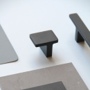 Möbelknopf Transit - 16mm - Mattschwarz