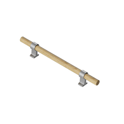 Möbelgriff Bond - Eiche/Edelstahl-Optik in der Gruppe Neuheiten bei Beslag Online (352079-11-V)