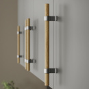 Möbelgriff Bond - Eiche/Edelstahl-Optik