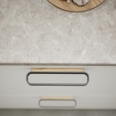 Möbelgriff Race - Eiche/Mattschwarz