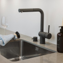 Absperrventil für Geschirrspüler - Silgranit Felsgrau