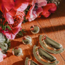 Möbelknopf 7638 - Poliertes Messing