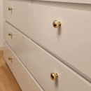 Möbelknopf 7638 - Poliertes Messing