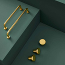 Möbelknopf 2078 - Poliertes Messing