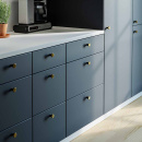 Möbelknopf 2078 - Poliertes Messing