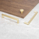 Möbelknopf 2078 - Gebürstetes Messing