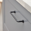 Möbelgriff Lounge - 160mm - Schwarz