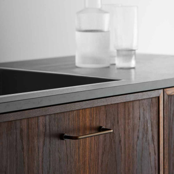 Möbelgriff Lounge - 160mm - Antik-Braun