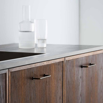 Möbelgriff Lounge - 160mm - Antik-Braun