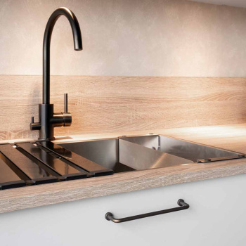 Möbelgriff Lounge - 160mm - Antik-Braun