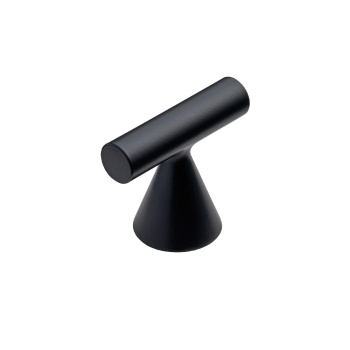 Griffknauf T-Form T Delta - Mattschwarz