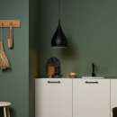 Möbelgriff Delta -160mm - Mattschwarz