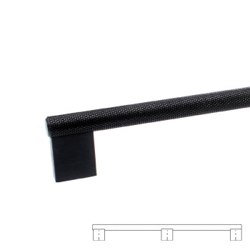 Möbelgriff Graf Mini - 1178mm - Schwarz