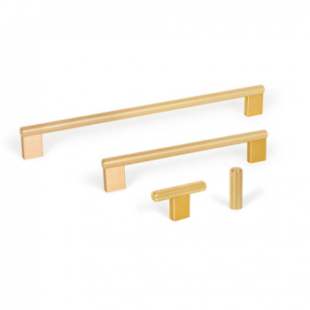 Griffknauf T-Form T Graf Mini - Messing