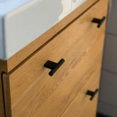 Griffknauf T-Form T Graf Mini - Schwarz