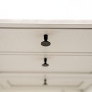 Möbelknopf Jubilee - 28mm - Mattschwarz