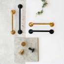 Möbelknopf Jubilee - 28mm - Unbehandeltes Messing