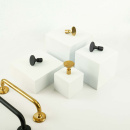 Möbelknopf Jubilee - 28mm - Unbehandeltes Messing