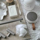 Möbelknopf T Rille - Edelstahl-Optik