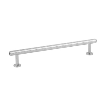 Möbelgriff Rille Mini - 160mm - Edelstahl-Optik