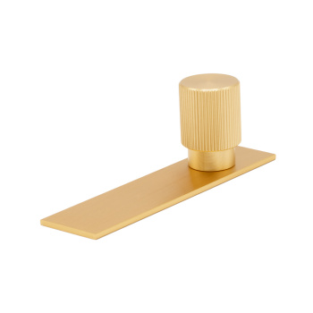 Möbelknopf Arpa/Bricka - Gebürstetes Messing