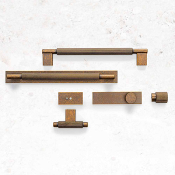 Möbelknopf Arpa/Bricka - Antik-Messing