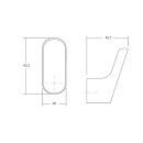 Haken Luv - Edelstahl-Optik