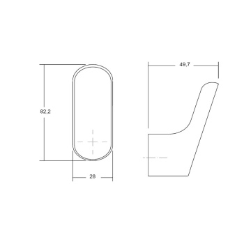 Haken Luv - Edelstahl-Optik