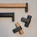 Möbelknopf T Crossing - Schwarz/Schwarz