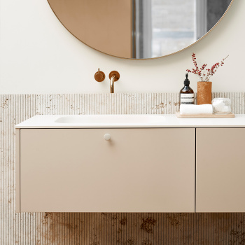 Möbelknopf Tango - 30mm - Glossy Dusty Creme